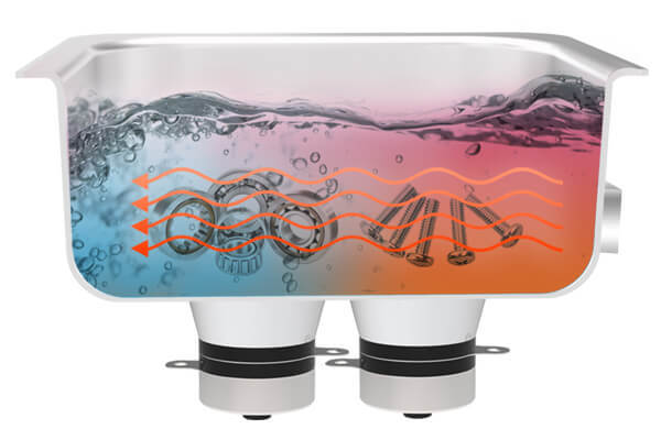 超聲波清洗原理示意圖 超聲波清洗原理示意圖