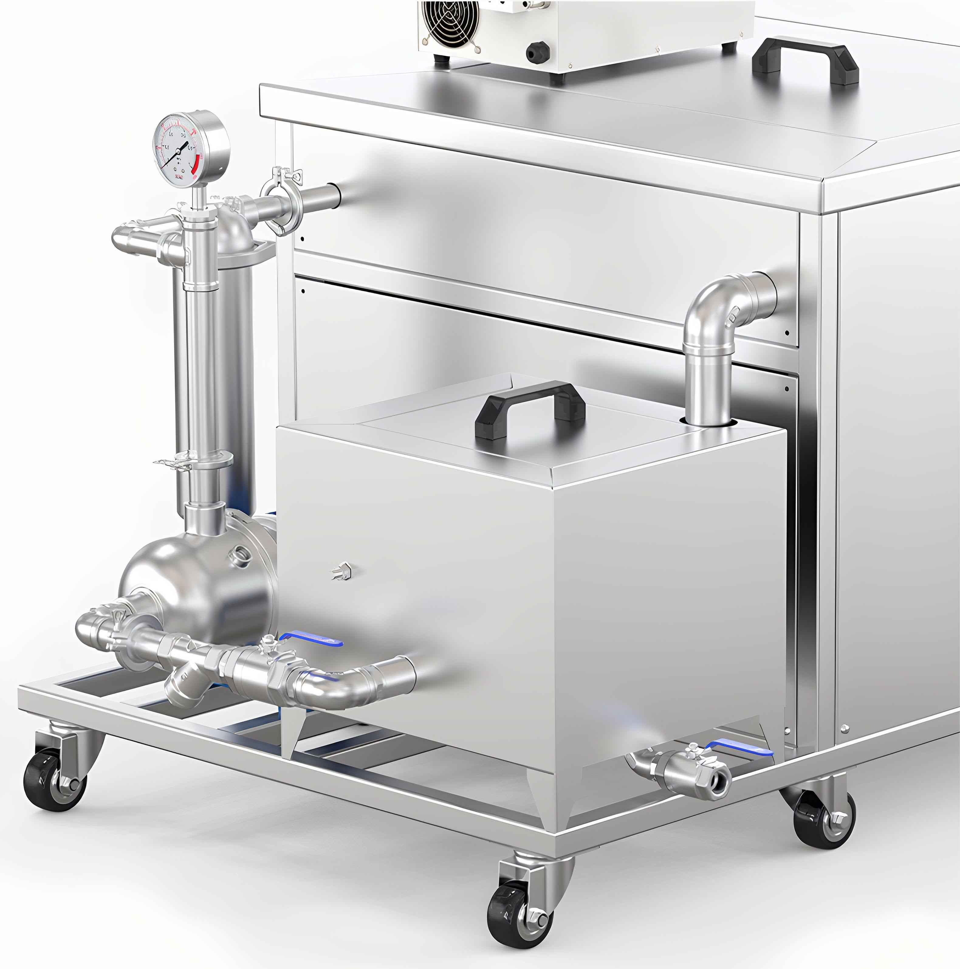 冠博仕GM1860L單槽過濾循環超聲波清洗機 | 61L/900W | 工業除油除銹五金小工件螺絲螺母清洗機