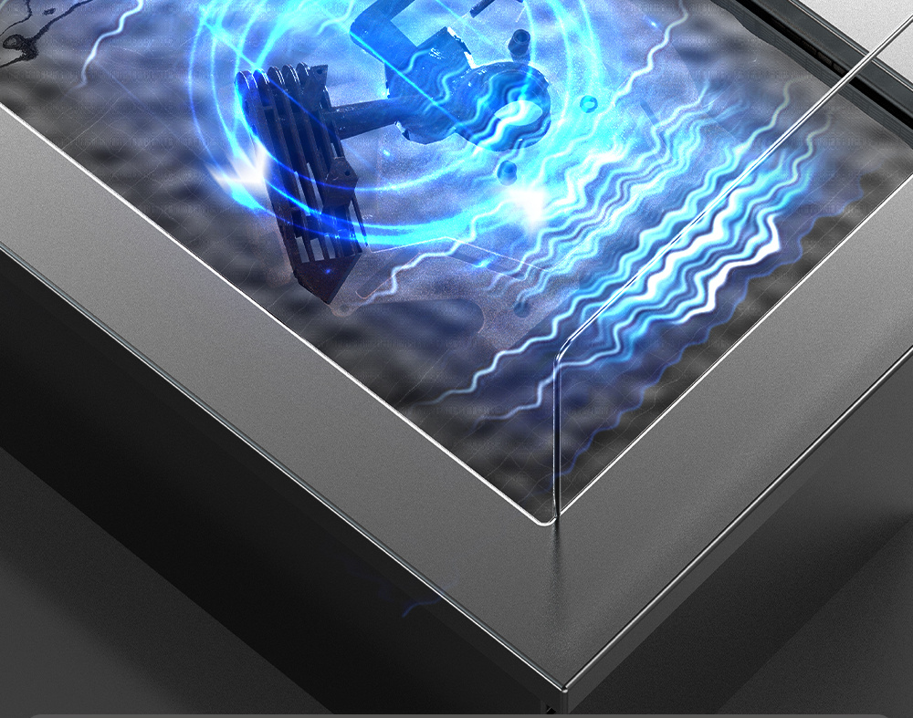 冠博仕GE72360H雙槽超聲波清洗機(jī)帶鼓風(fēng)烘干 | 360L/3600W | 高效去除油脂、鐵銹、油蠟、灰塵、切削液及氧化皮