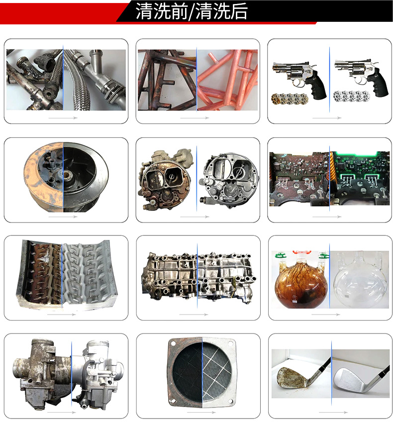 冠博仕GM2480L單槽降噪帶過濾超聲波清洗機 | 88L/1200W | 模具表面殘渣與紋路高效清洗